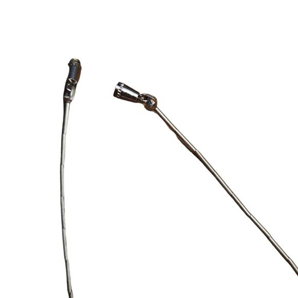 1970s Sterling Silver Liquid + Shell Beads + Turquoise Stone Necklace - Picture 6 of 6